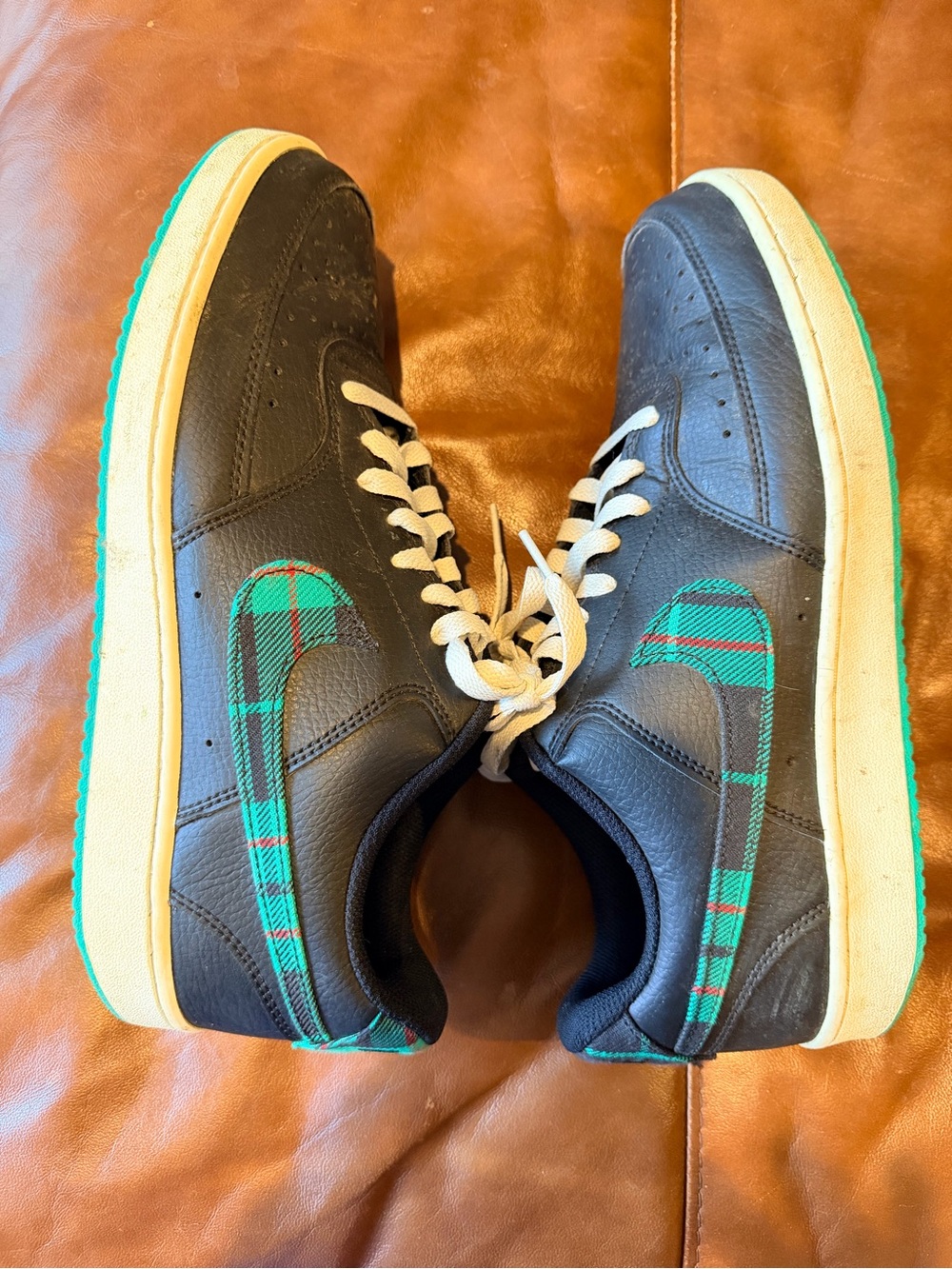 Nike Court Vision Low Plaid Men’s